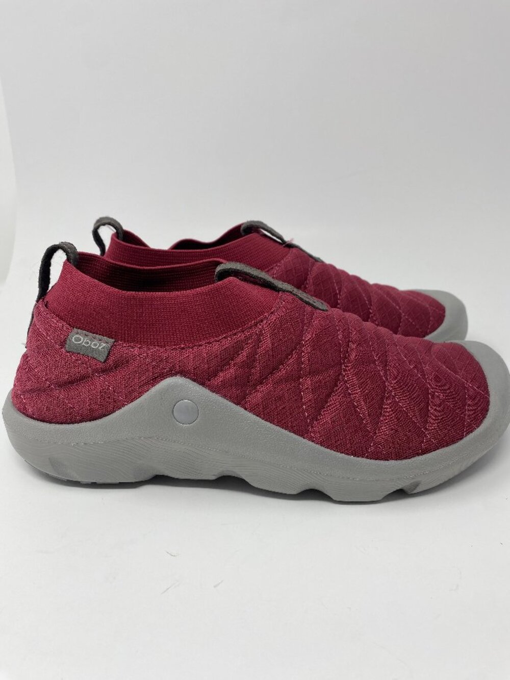 Oboz Whakata Puffy Shoes Womens 11 Shooting Star Burgundy Slip On
